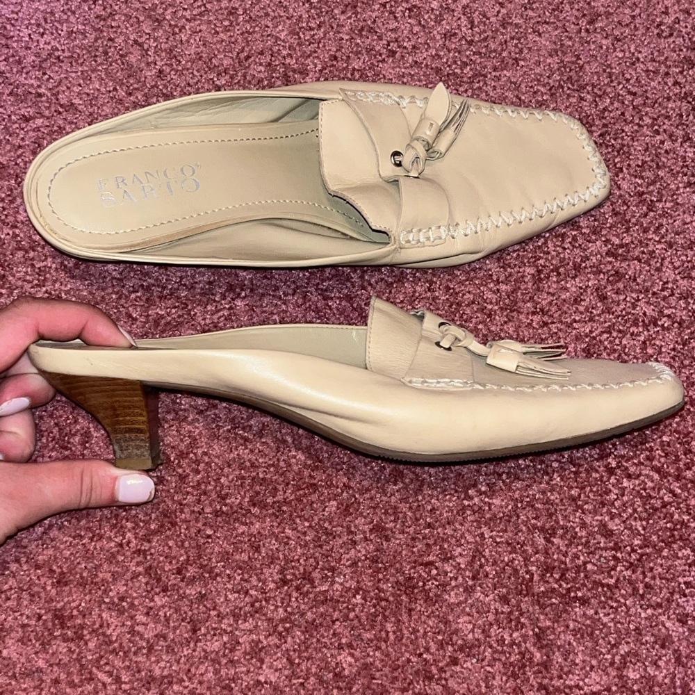 Franco Sarto Open Back Heels